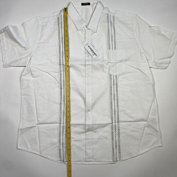 Coofandy Short Sleeve Button Down Shirt White Mens Size XL Brand New w/ Tags - Picture 2 of 9